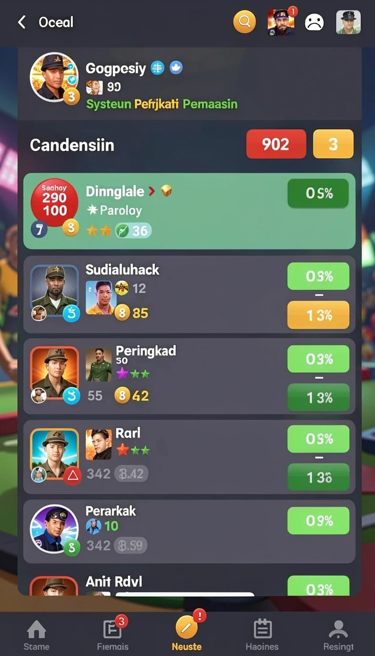 Beragam pilihan permainan menarik dalam aplikasi Download rt88 APK Original untuk Android.