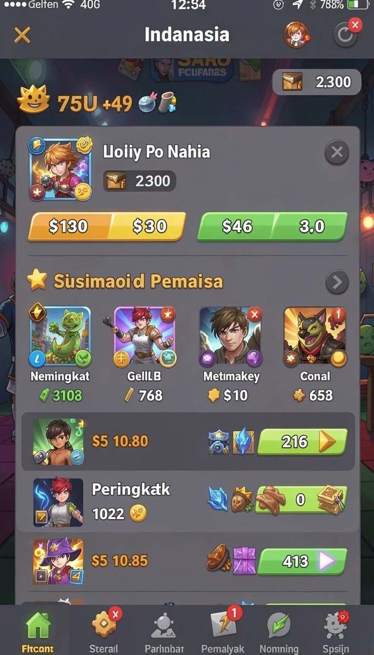 Beragam pilihan permainan menarik dalam aplikasi Cara Download dan Instal jp689 di Android.