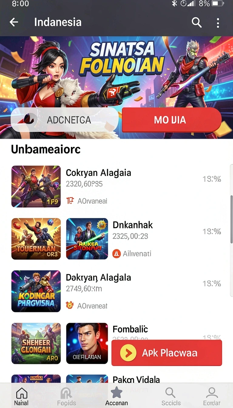 Beragam pilihan permainan menarik dalam aplikasi Download kingdomtoto APK Terbaru untuk HP Android.