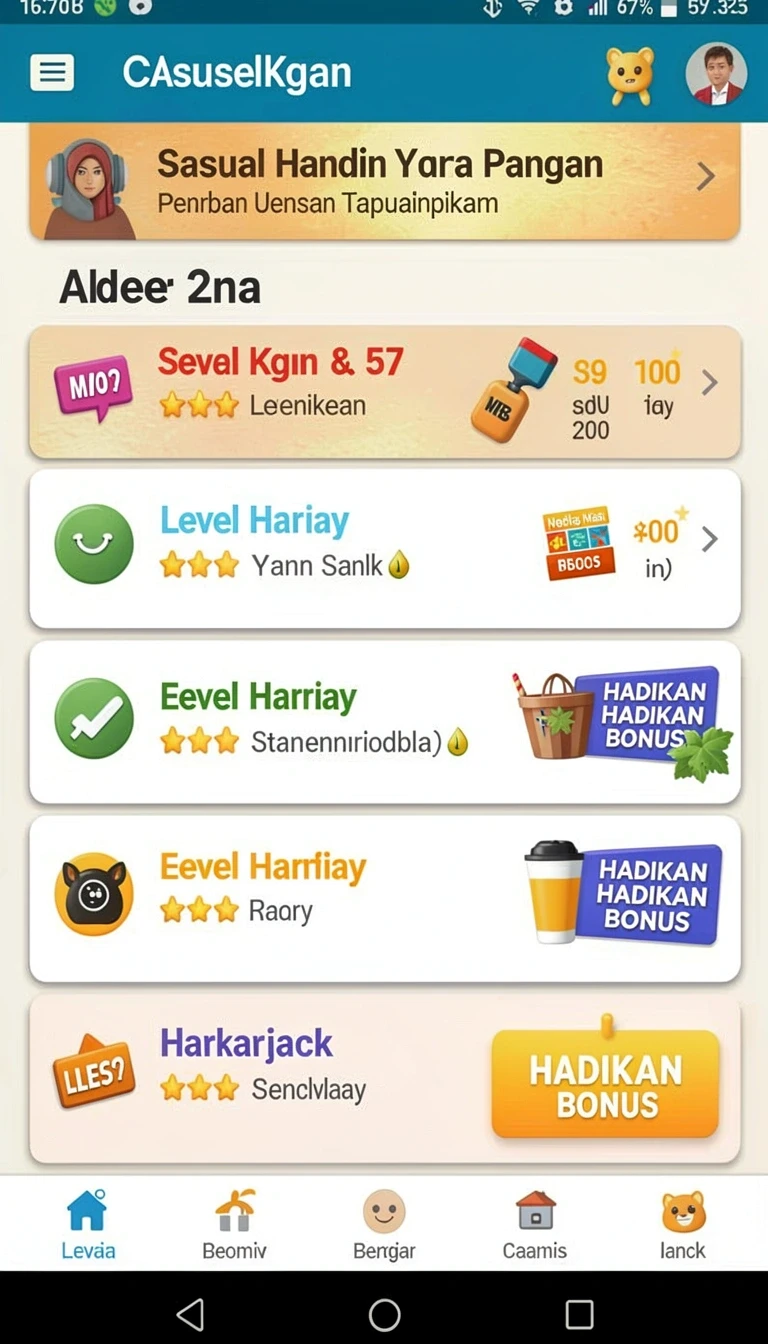 Beragam pilihan permainan menarik dalam aplikasi Download zk9vip APK Terbaru Full Version.